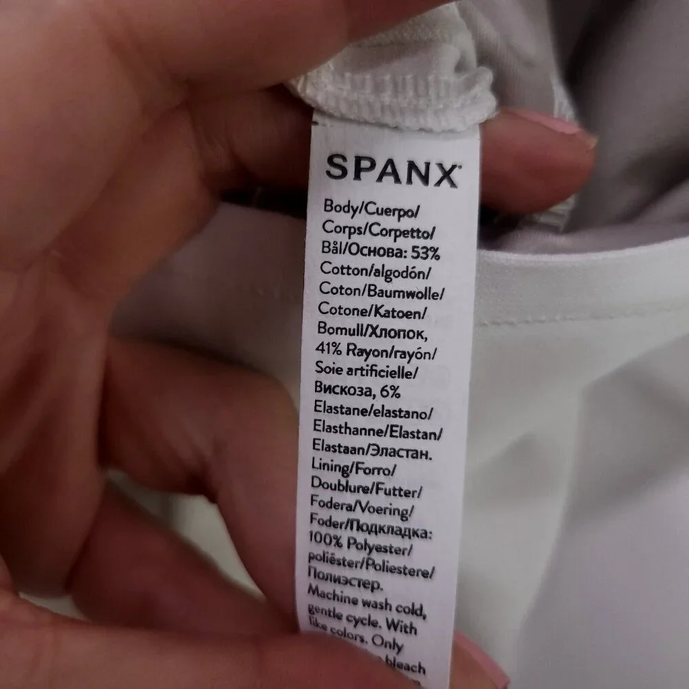 Spanx Ankle Pants Straight Leg Silver Lining Size Tall XL Shaping Elastic Waist - Picture 15 of 15